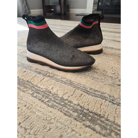 Loeffler Randall Sock Sneakers Black Size 8 - Picture 10 of 12